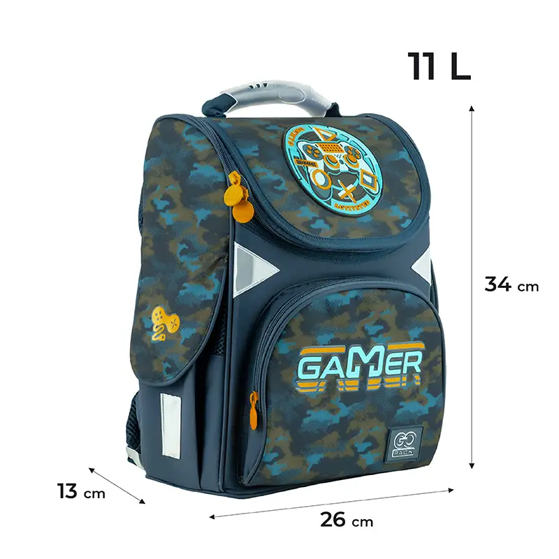 Рюкзак GoPack Education каркасний 5001S-8 Gaming Mode, GO24-5001S-8 2