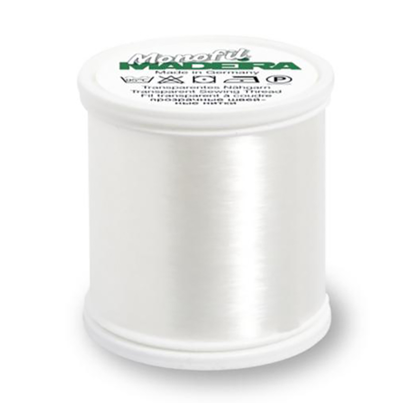 Нитки для шитья Monofil 9761/1001 полиамид №60 прозрачные белые (1000 м)