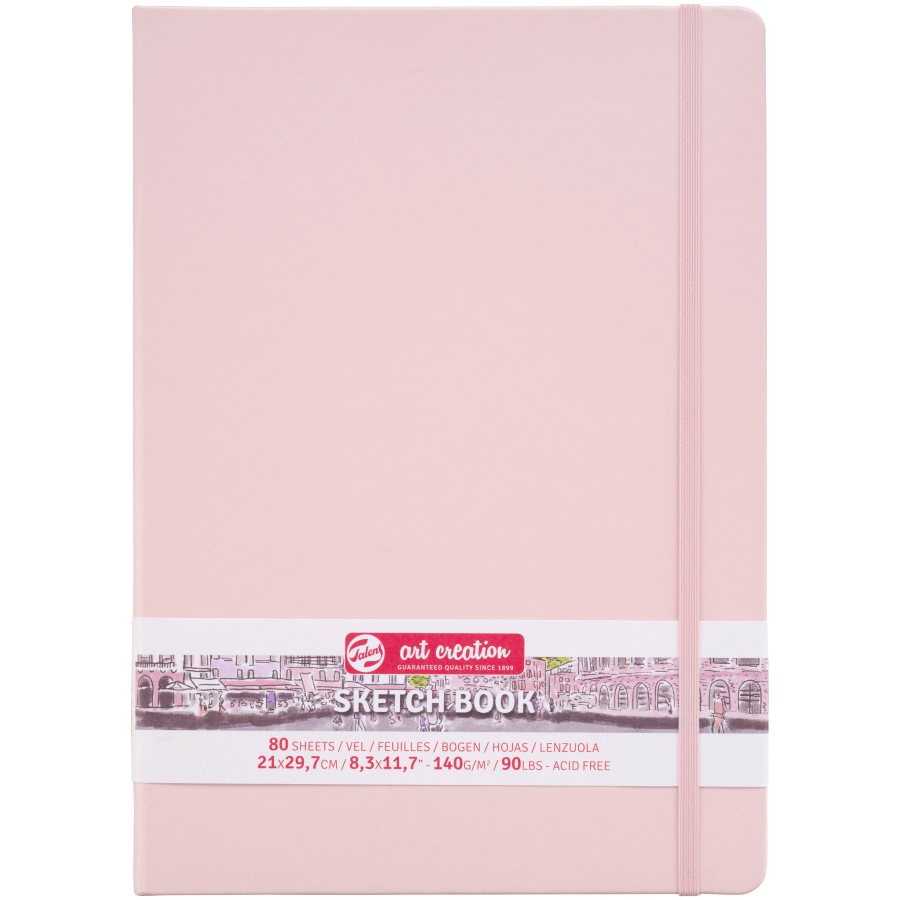 Блокнот для графіки Talens Art Creation 140 г/м, 21*30см, 80 арк, Pastel Pink, Royal Talens