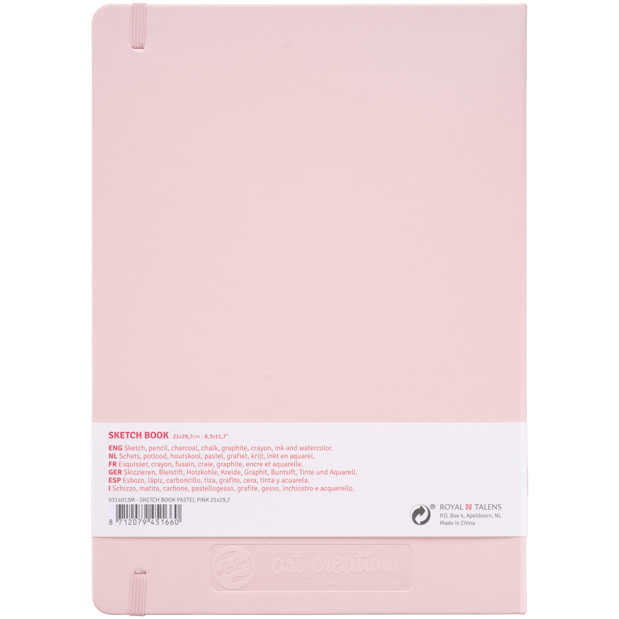 Блокнот для графіки Talens Art Creation 140 г/м, 21*30см, 80 арк, Pastel Pink, Royal Talens 1