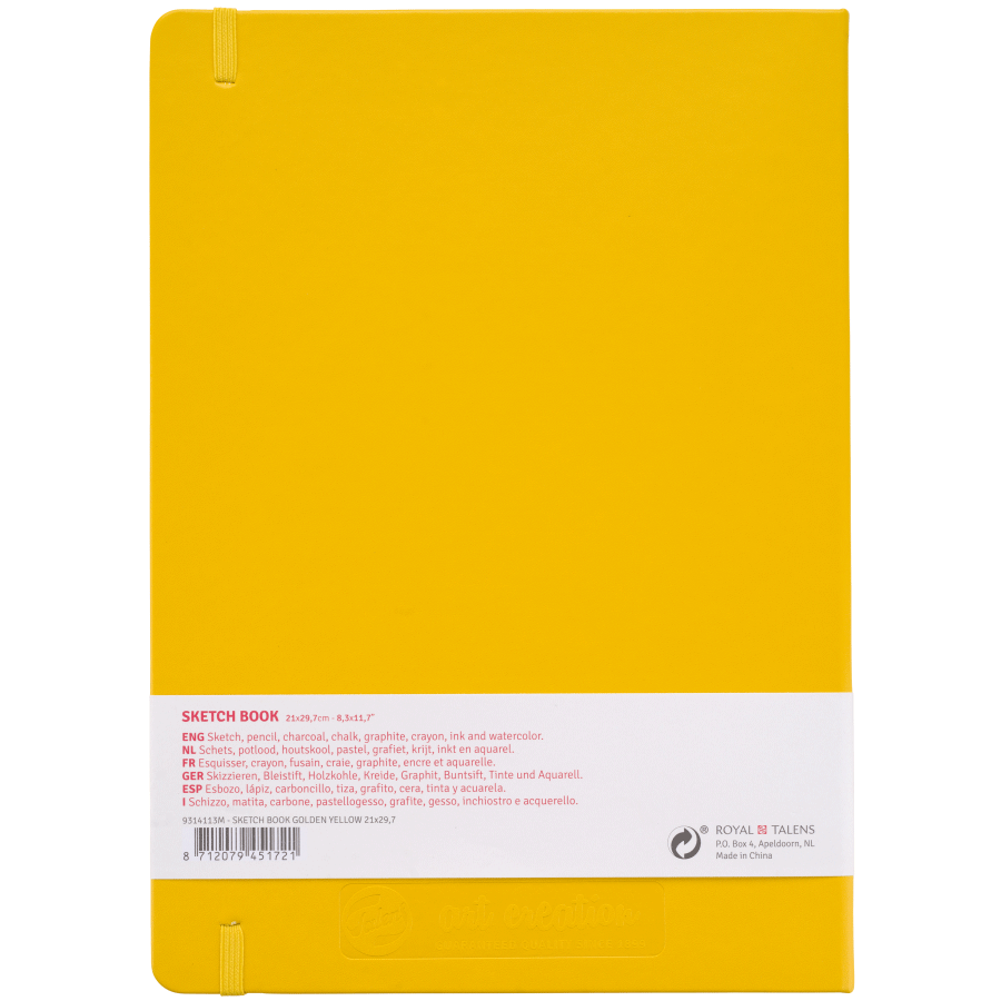 Блокнот для графики Talens Art Creation 140 г/м, 29,7*21см, 80 л, Golden Yellow Royal Talens 1