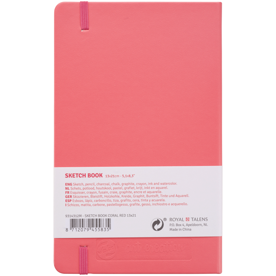 Блокнот для графики Talens Art Creation 140 г/м, 13*21см, 80 л, Coral, Royal Talens 1