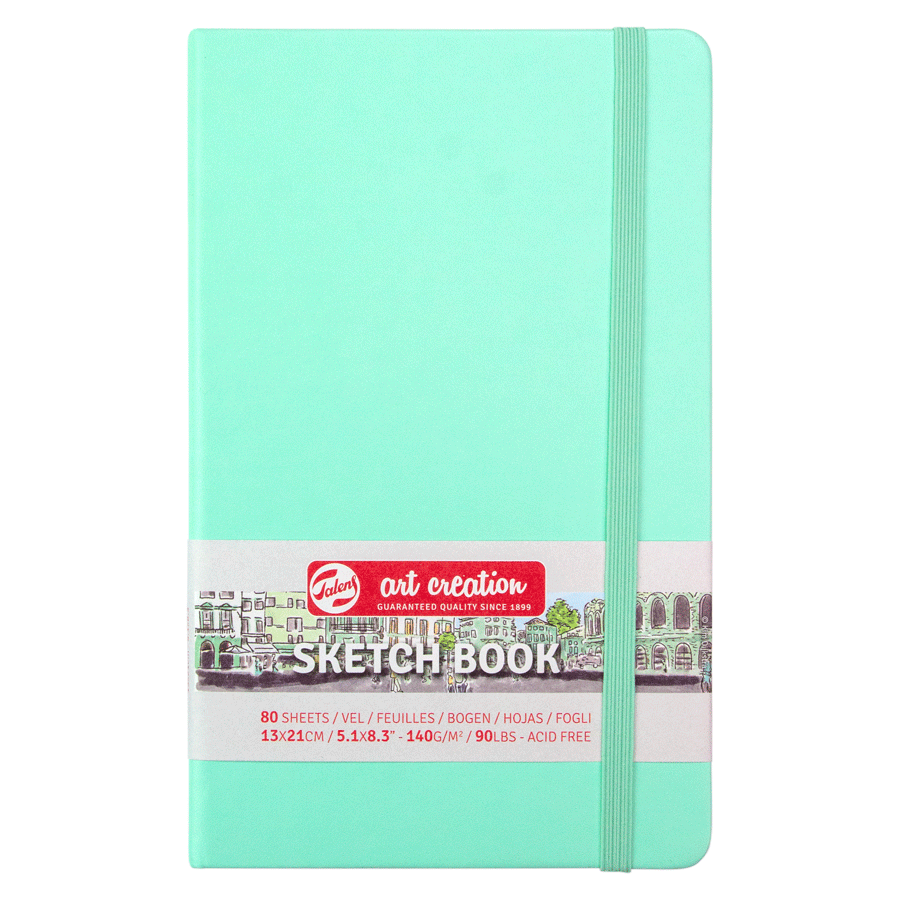 Блокнот для графики Talens Art Creation 140 г/м, 13*21см, 80 л, Fresh Mint, Royal Talens