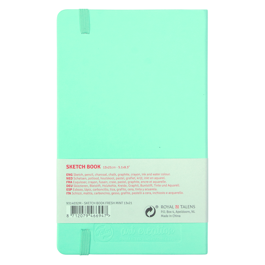 Блокнот для графики Talens Art Creation 140 г/м, 13*21см, 80 л, Fresh Mint, Royal Talens 1