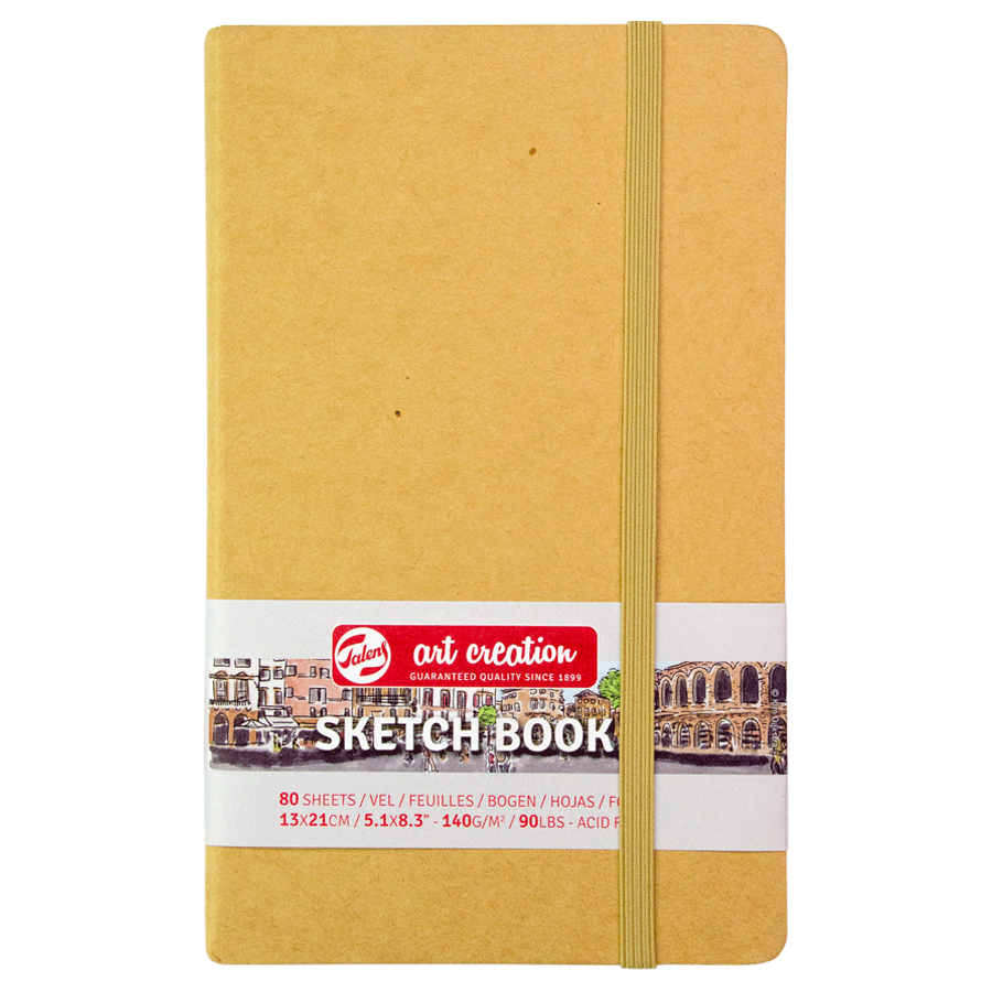 Блокнот для графики Talens Art Creation 140 г/м, 13*21см, 80 л, Kraft, Royal Talens