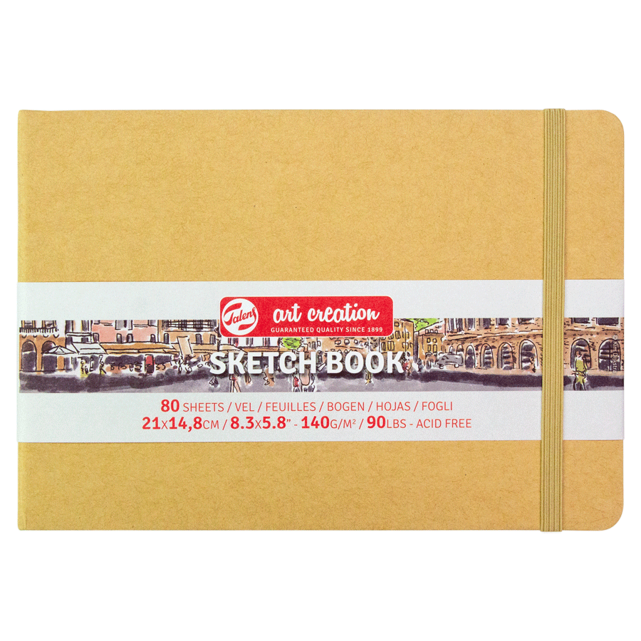 Блокнот для графики Talens Art Creation 140 г/м, 21*15см, 80 л, Kraft, Royal Talens