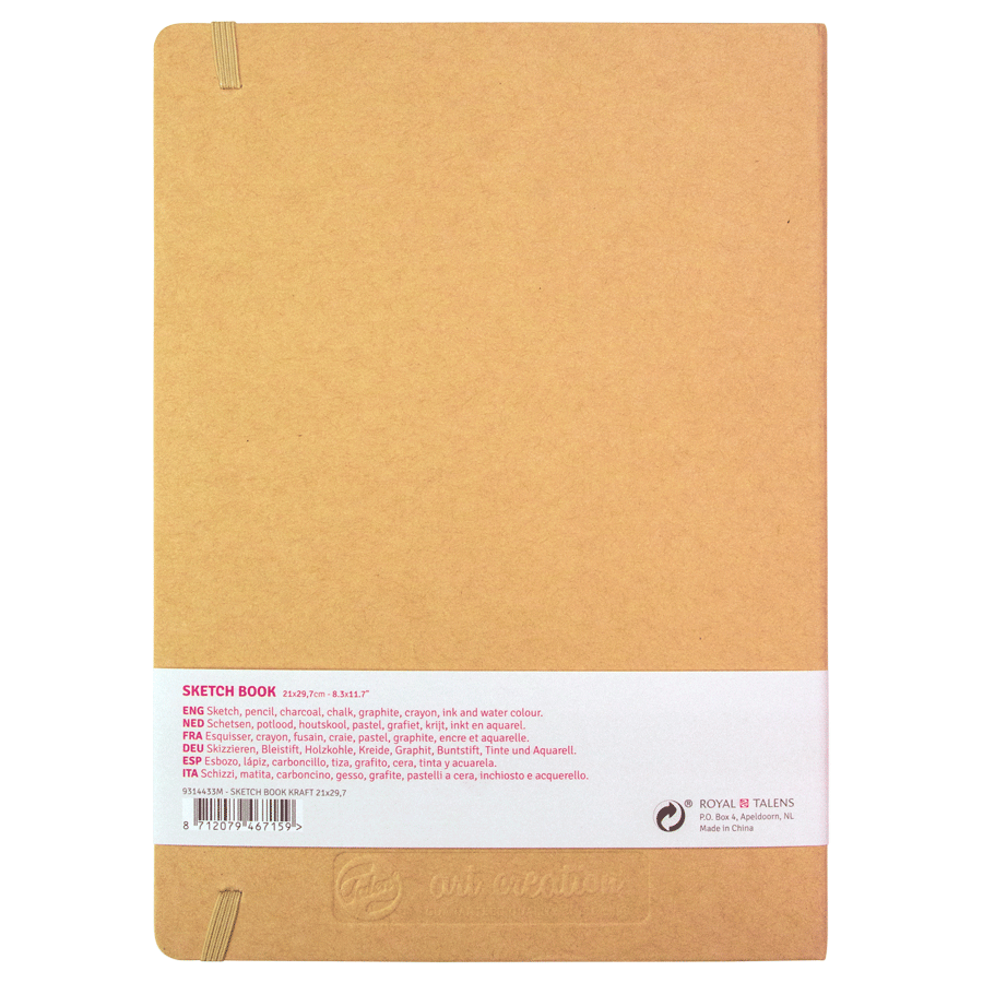 Блокнот для графики Talens Art Creation 140 г/м, 21*29,7см, 80 л, Kraft, Royal Talens 1