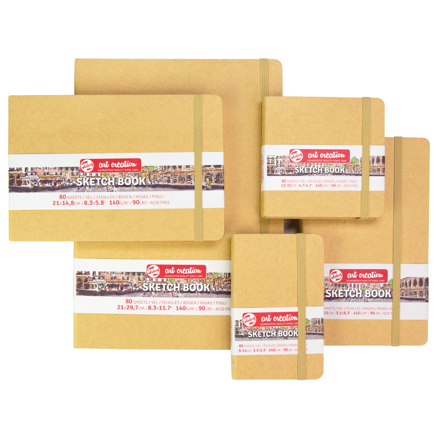 Блокнот для графики Talens Art Creation 140 г/м, 21*29,7см, 80 л, Kraft, Royal Talens 3