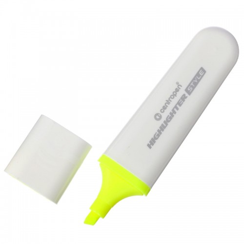 Маркер 6252 Highlighter Style 1-4,6 мм клиновидный, желтый CentroPen 1