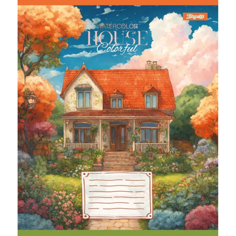 Тетрадь 24 лин. 1В House colorful, 767028 4