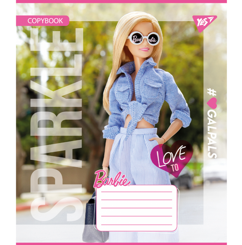 Тетрадь 12 кос. YES Barbie, 767208