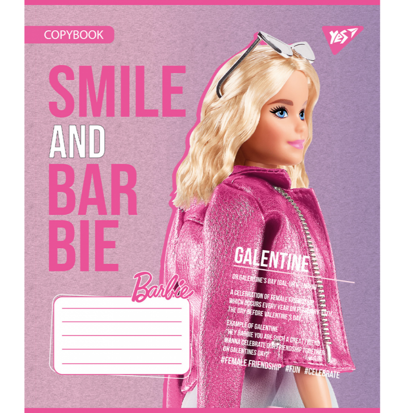 Тетрадь 12 кос. YES Barbie, 767208 3