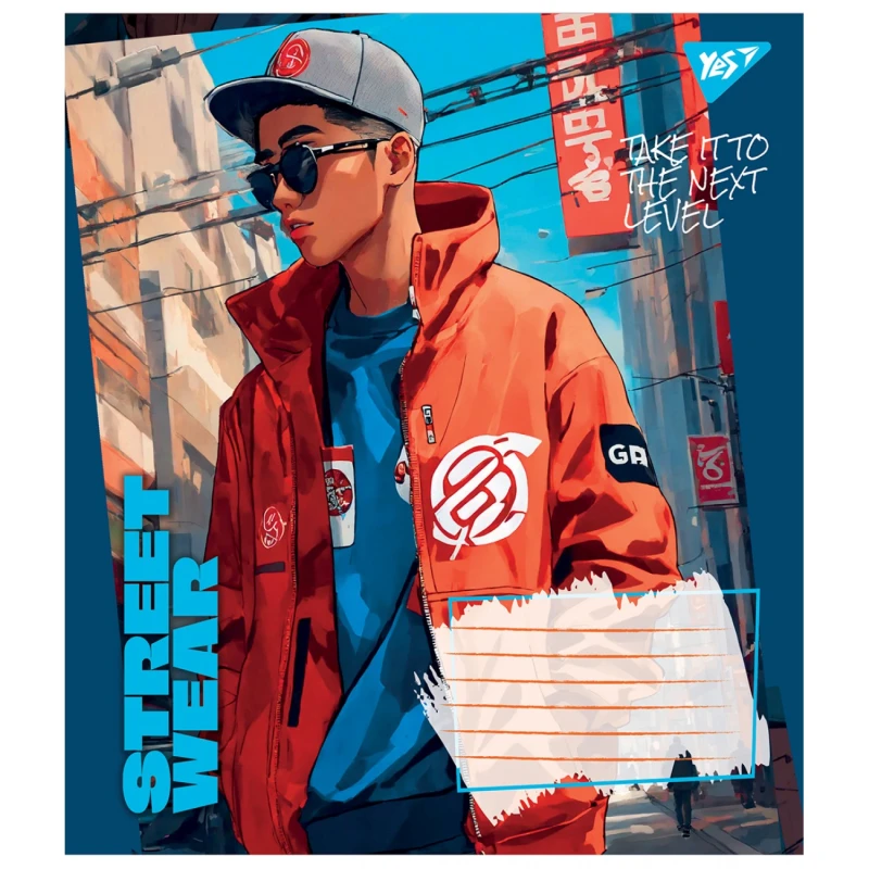 Зошит 18 кл. YES Street wear, 766974