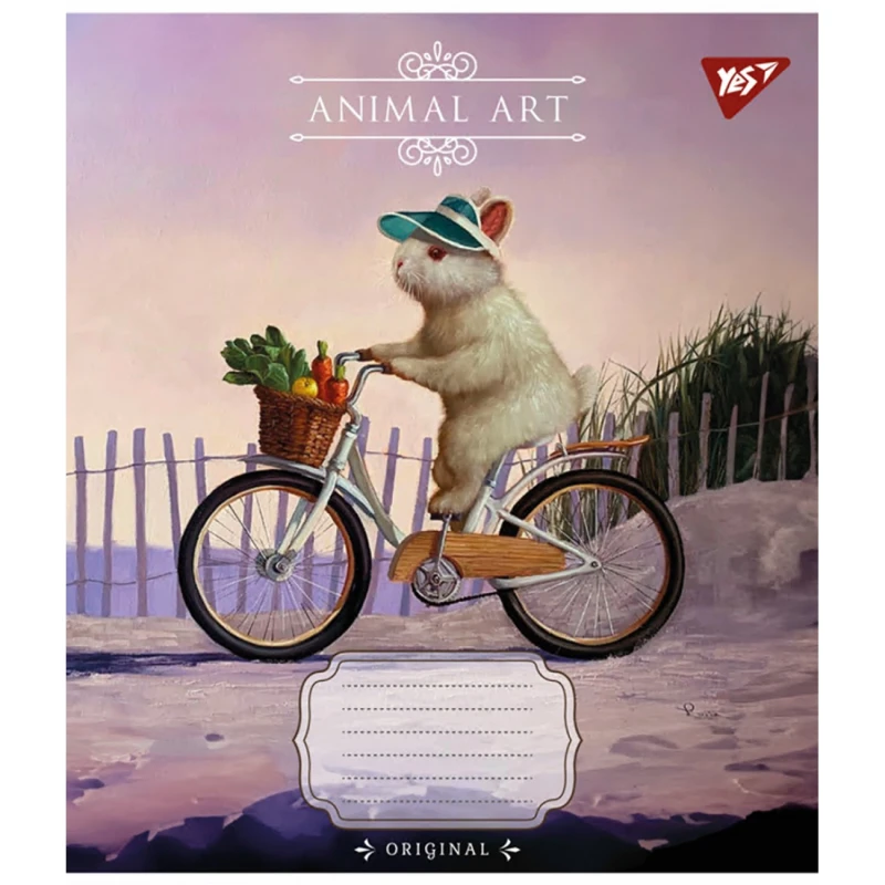 Тетрадь 18 лин. YES Animal art, 766988