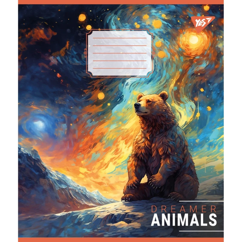 Тетрадь 24 лин. YES Dreamer animals, 767038