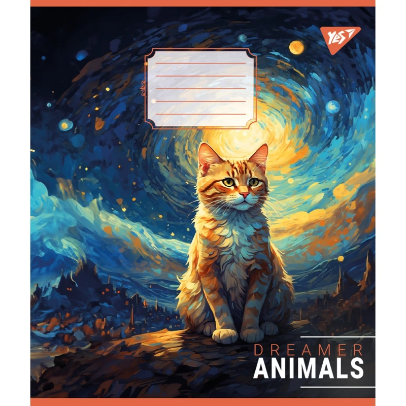Тетрадь 24 лин. YES Dreamer animals, 767038 1
