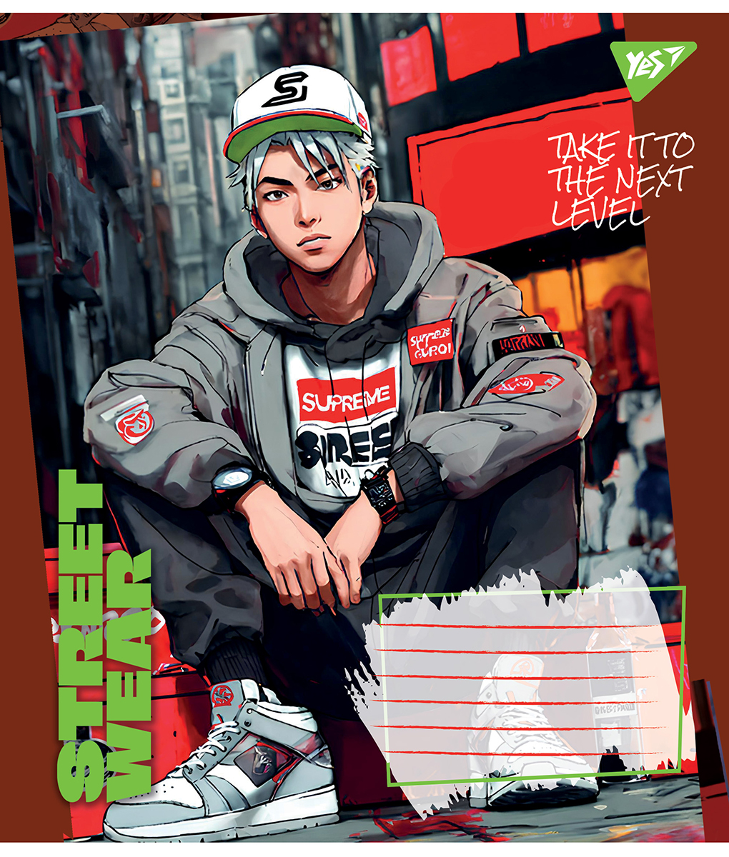 Тетрадь 24 лин. YES Street wear, 767048 3