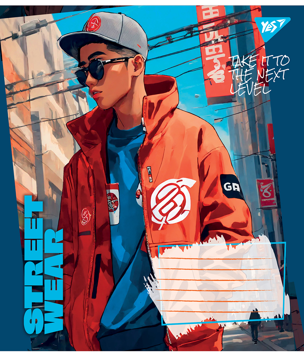 Тетрадь 24 лин. YES Street wear, 767048 4