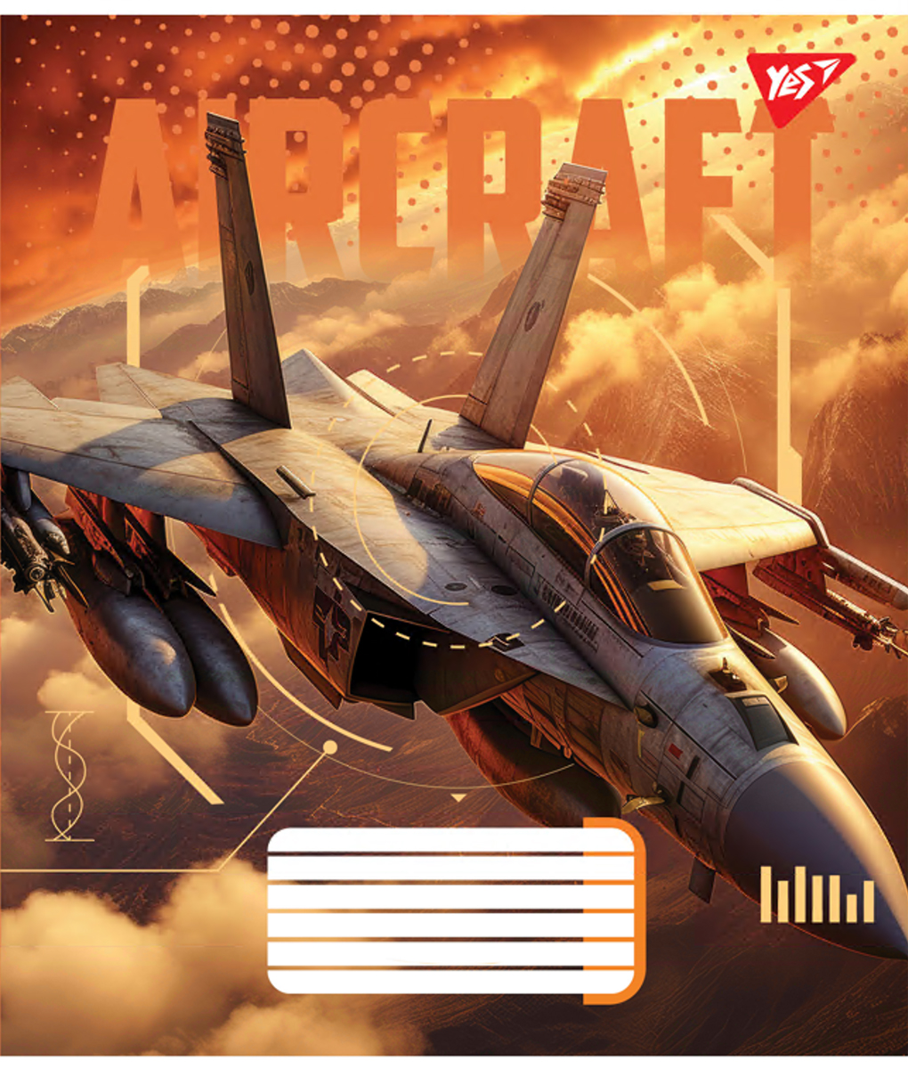 Тетрадь 60 кл. YES Aircraft, 767137 1