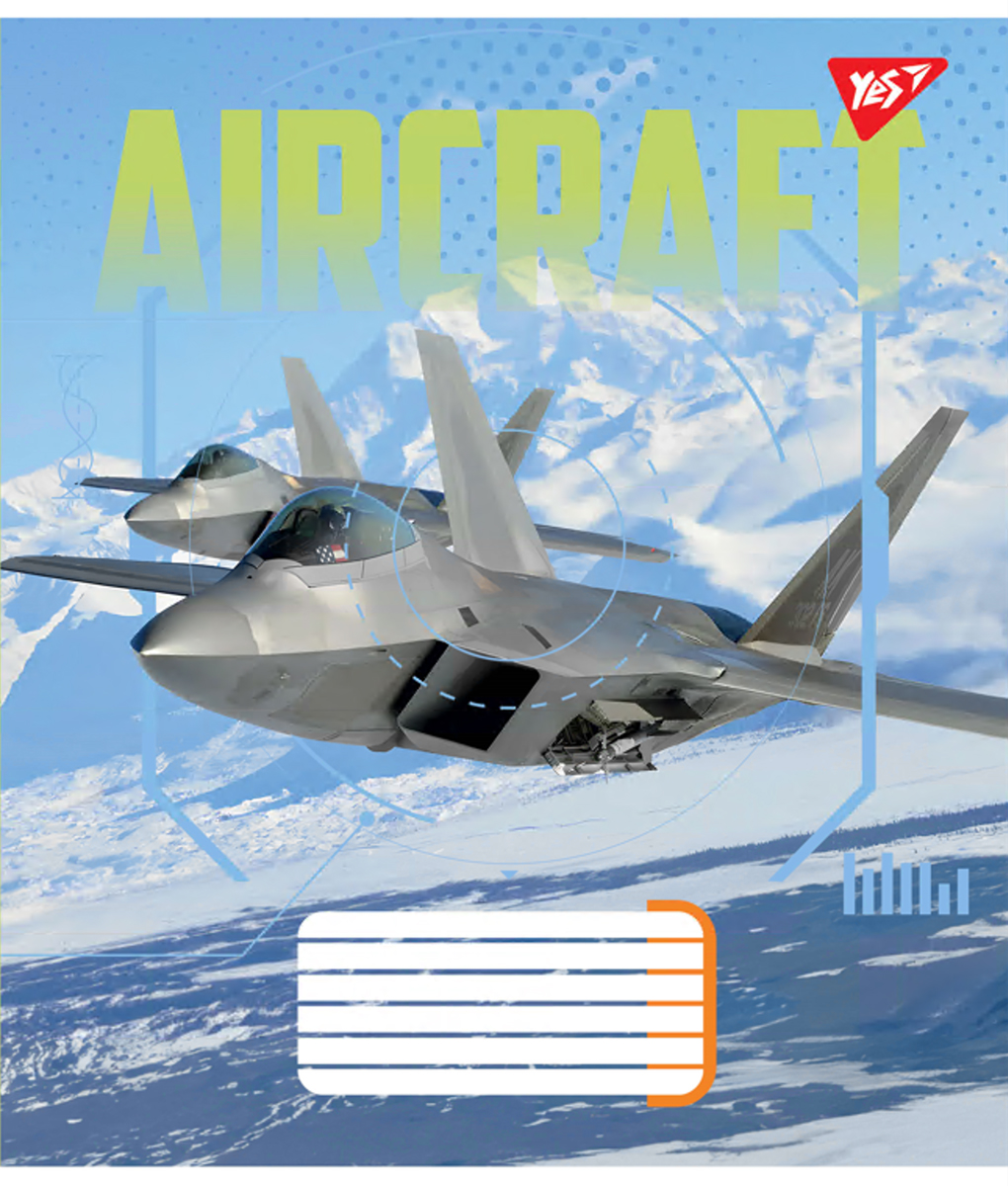 Тетрадь 60 кл. YES Aircraft, 767137 3