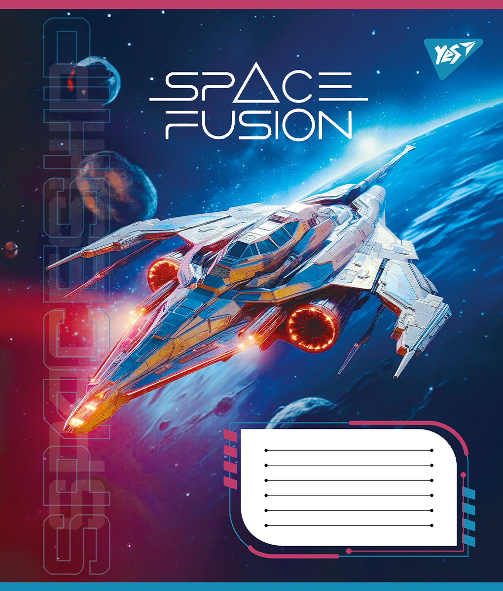 Зошит 60 кл. YES Space fusion, 767147