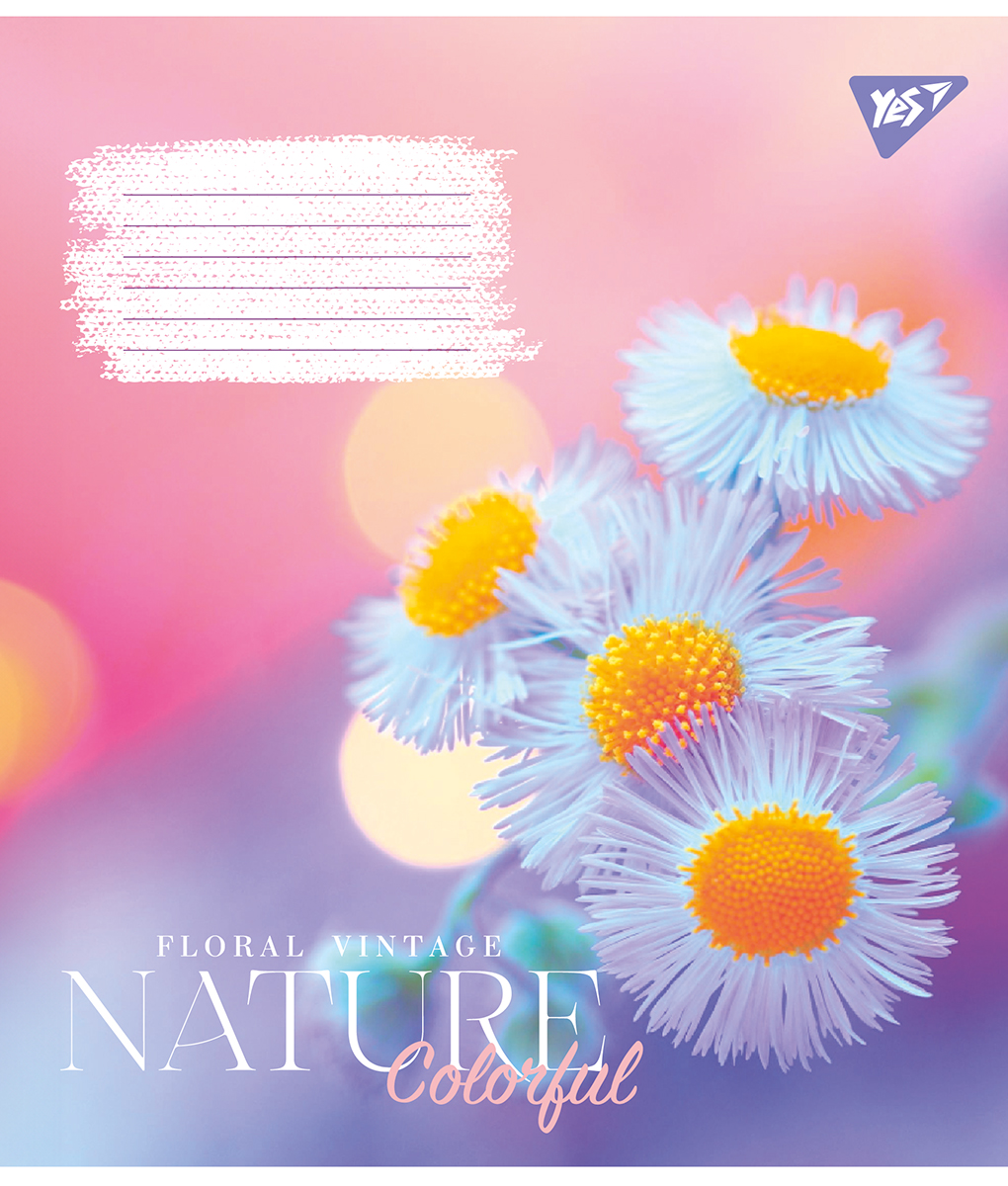 Тетрадь 18 лин. YES Nature colorful, 766995