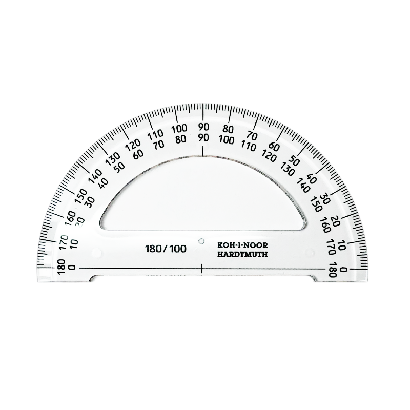 Транспортир 180/100, безбарвний, KIN 746168