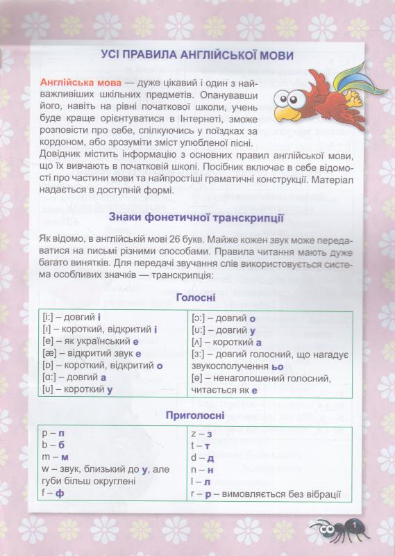 Книга "5 кроків до успіху" Англійська мова Правила (у), 04045 1