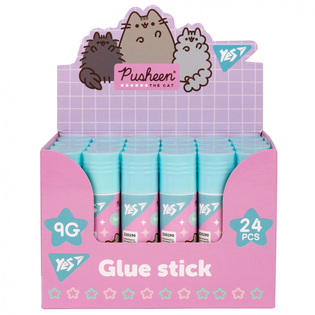 Клей-карандаш PVA, 9 г "Pusheen", 320290 Yes 1