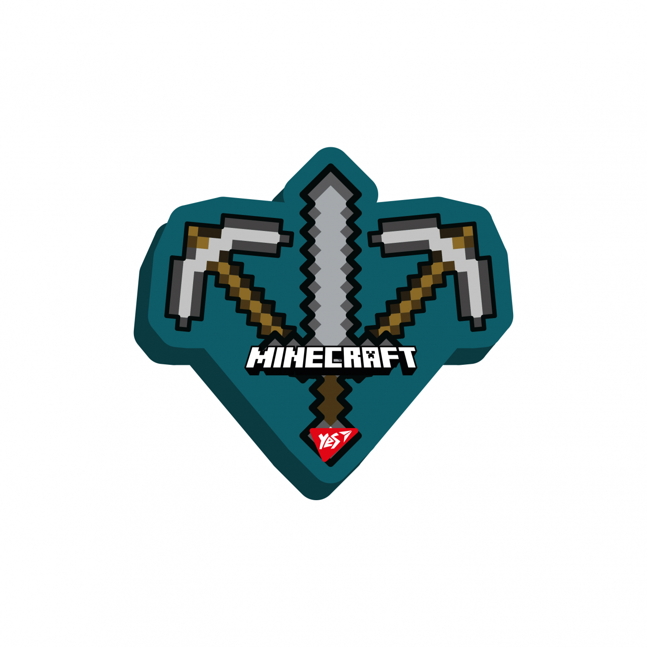Гумка "Minecraft" фігурна, 3 диз. мікс, YES, 560600 1