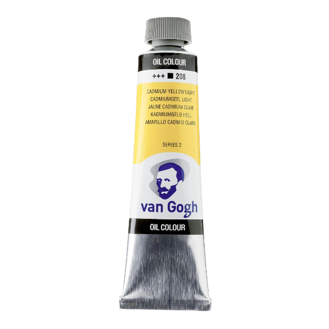 Фарба олійна VAN GOGH 208 Кадмій жовтий світлий, 40 мл Royal Talens