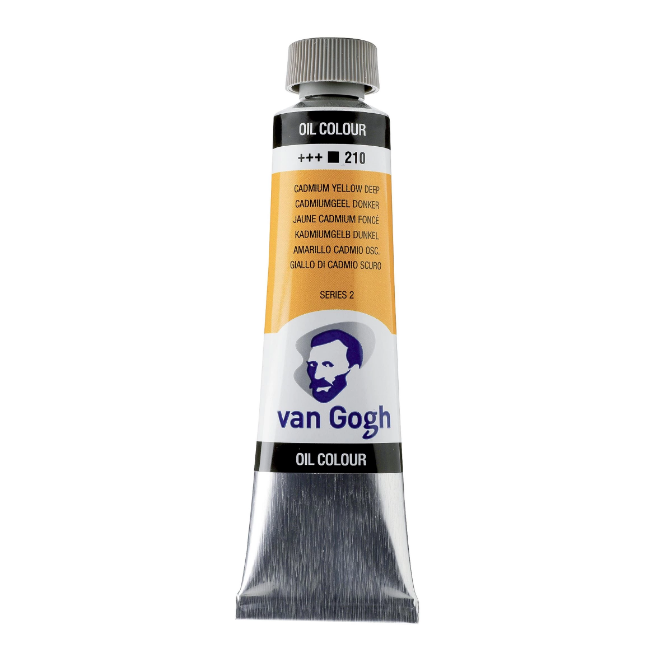 Фарба олійна VAN GOGH 210 Кадмій жовтий темний, 40 мл Royal Talens