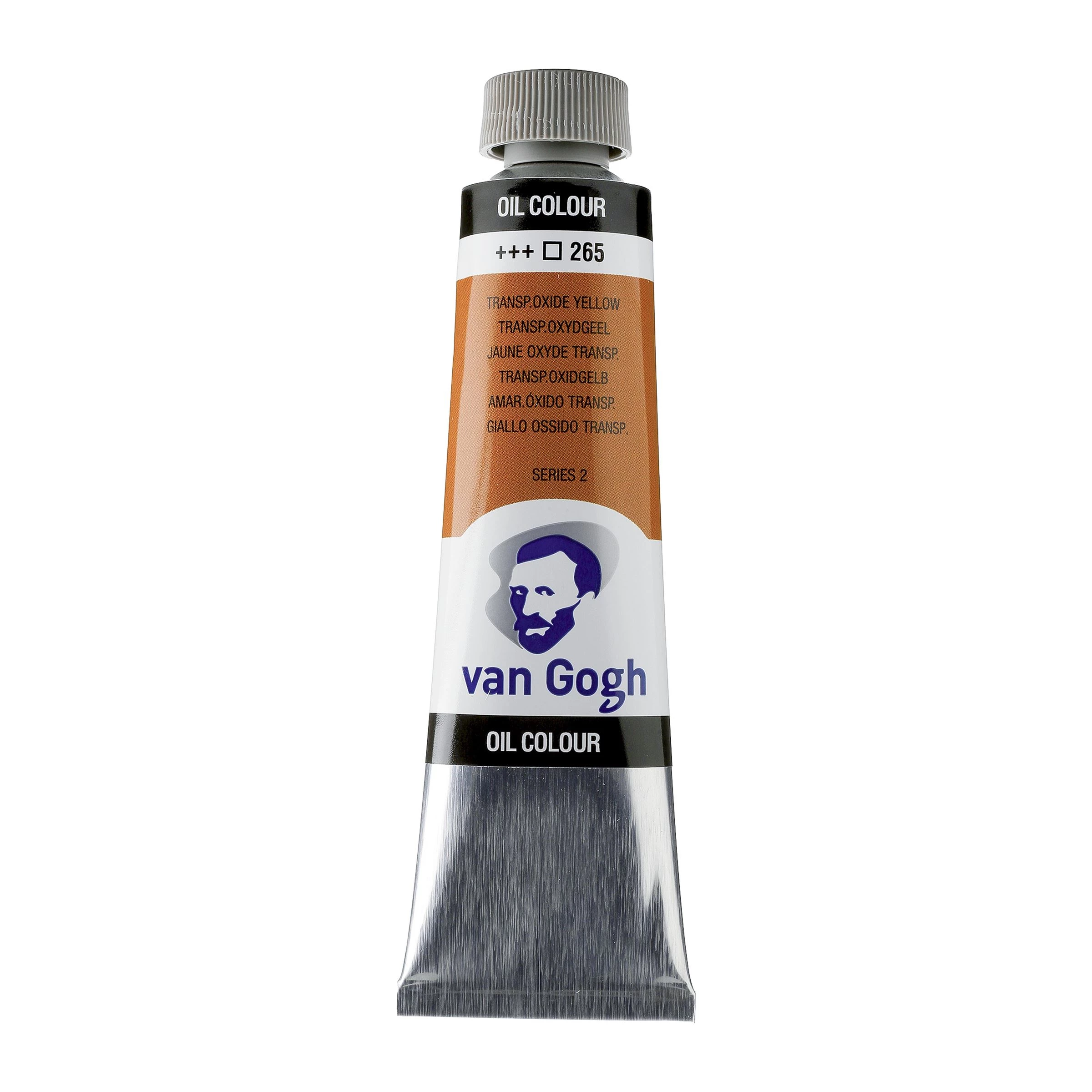 Фарба олійна VAN GOGH 265 Прозорий окис жовтий, 40 мл Royal Talens