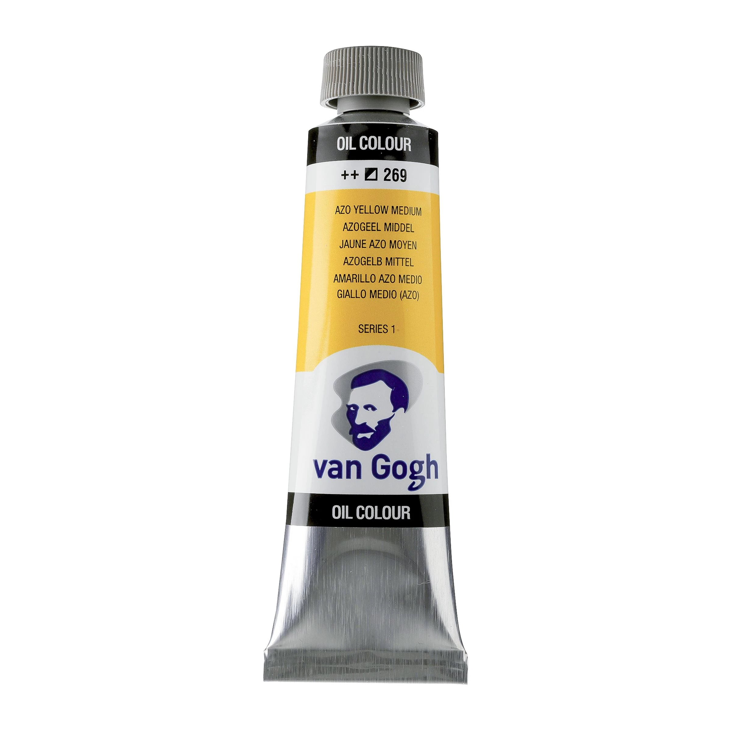 Фарба олійна VAN GOGH 269 AZO Жовтий середній, 40 мл Royal Talens