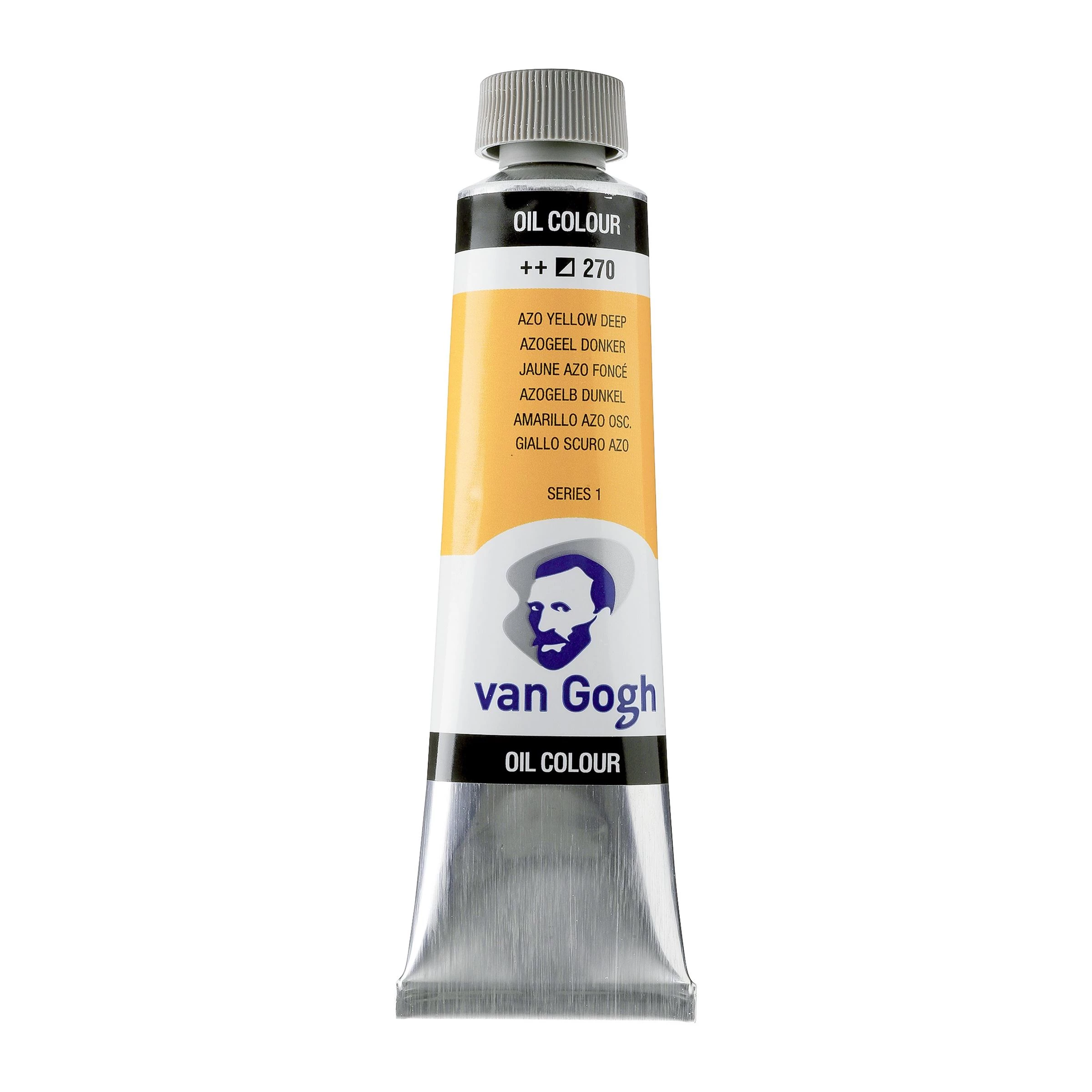 Фарба олійна VAN GOGH 270 AZO Жовтий темний, 40 мл Royal Talens
