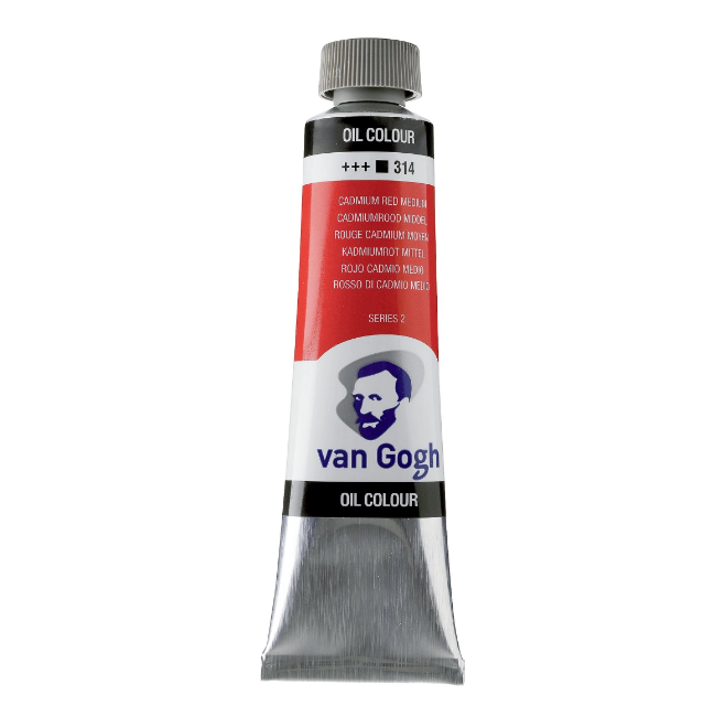 Краска масляная VAN GOGH 314 Кадмий красный средний, 40 мл Royal Talens