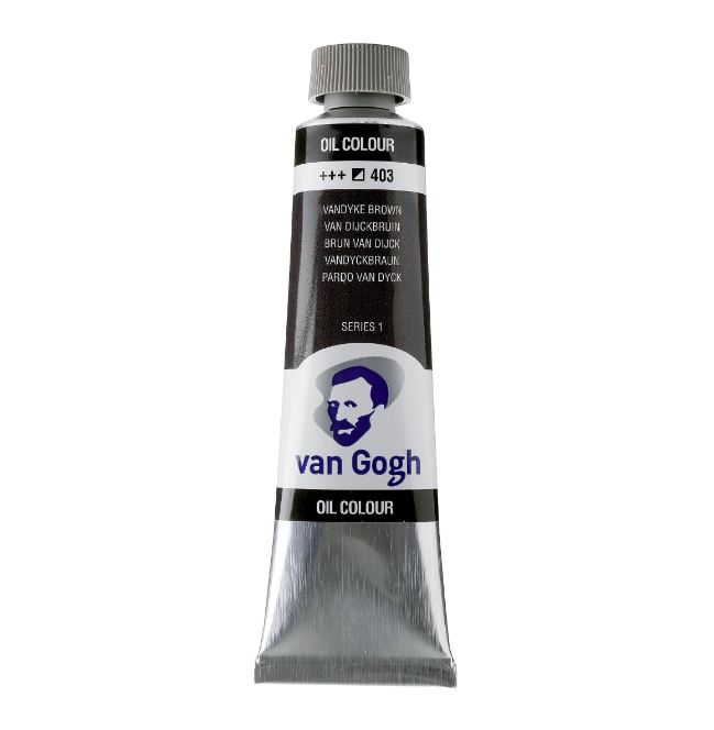 Фарба олійна VAN GOGH 403 Ван Дік коричневий, 40 мл Royal Talens