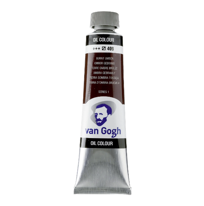 Фарба олійна VAN GOGH 409 Умбра палена, 40 мл Royal Talens