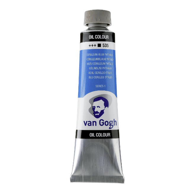 Фарба олійна VAN GOGH 535 Церулеум блакитний ФЦ, 40 мл Royal Talens