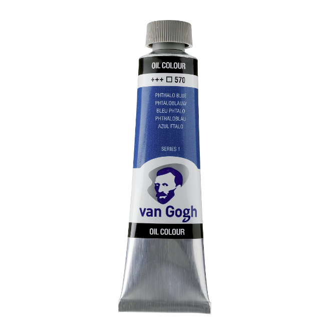 Фарба олійна VAN GOGH 570 Синій ФЦ, 40 мл Royal Talens