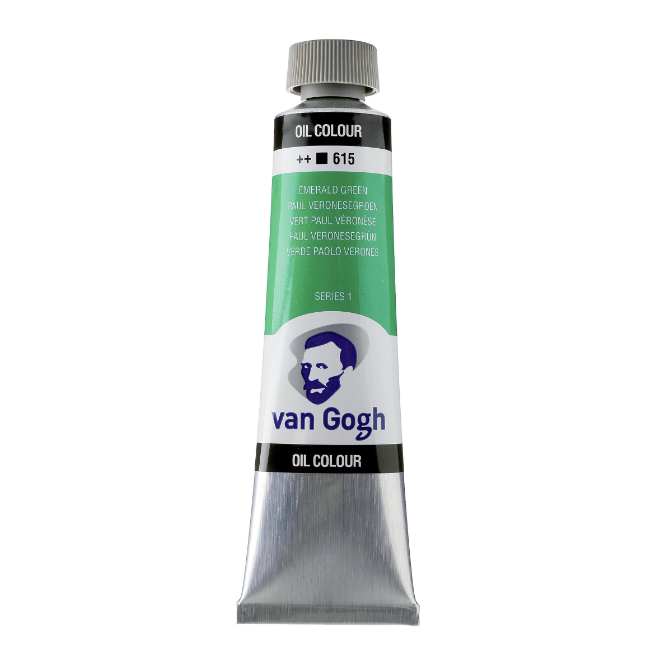 Фарба олійна VAN GOGH 615 Смарагдовий, 40 мл Royal Talens
