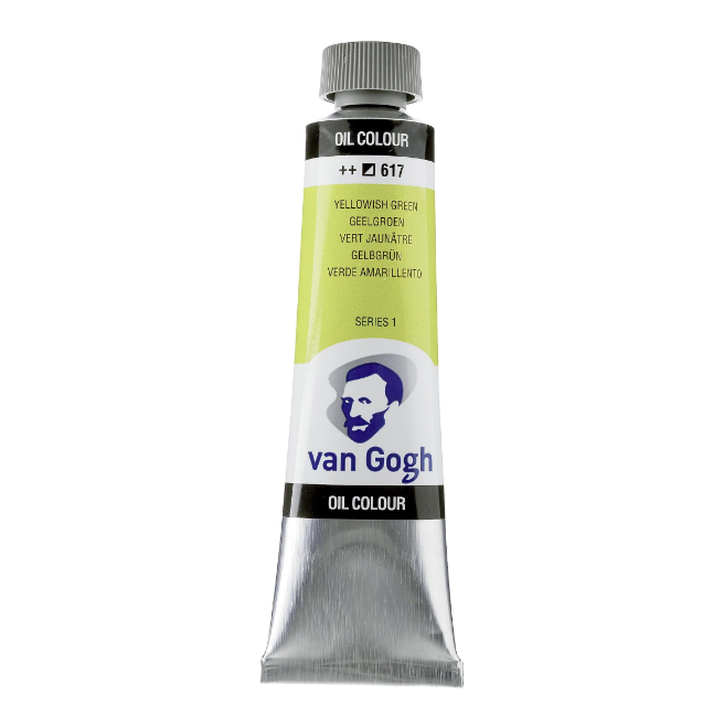 Фарба олійна VAN GOGH 617 Жовтувато-зелений, 40 мл Royal Talens