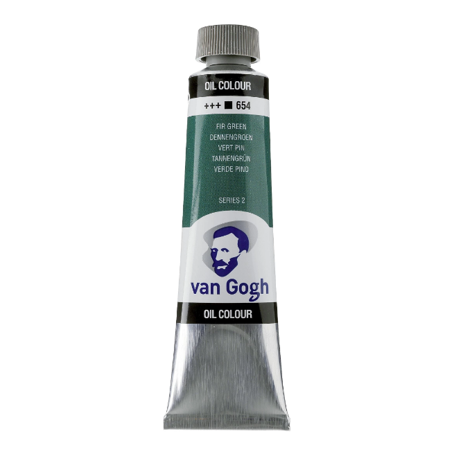 Фарба олійна VAN GOGH 654 Піхтовий зелений, 40 мл Royal Talens