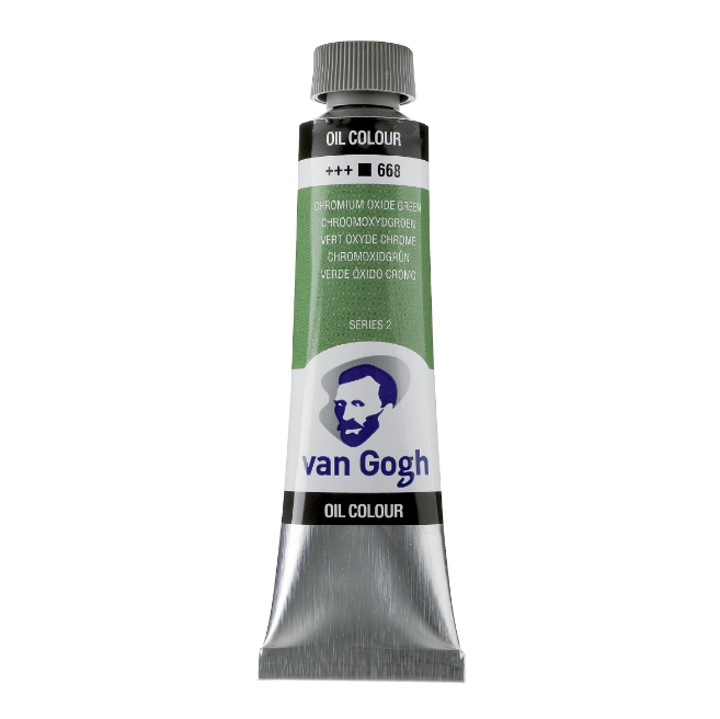 Фарба олійна VAN GOGH 668 Окис хрому зелений, 40 мл Royal Talens