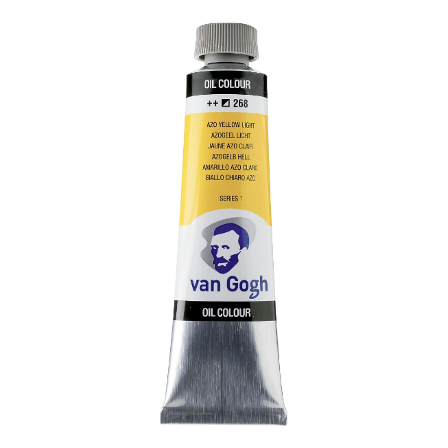 Фарба олійна VAN GOGH 268 AZO Жовтий світлий, 40 мл, Royal Talens