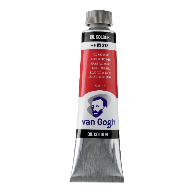 Фарба олійна VAN GOGH 313 AZO Червоний темий, 40 мл, Royal Talens