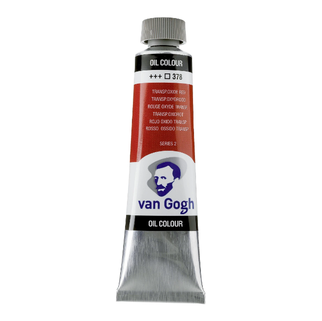 Фарба олійна VAN GOGH 378 Прозорий окис червоний, 40 мл, Royal Talens