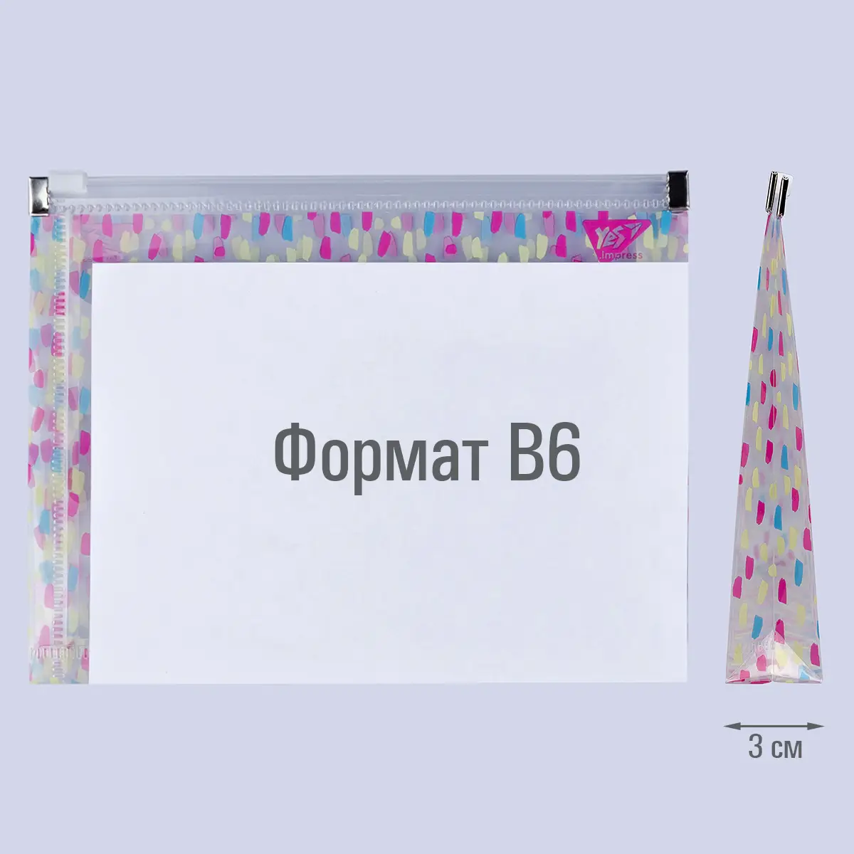 Папка-конверт на блискавцi B6 "Hotch Potch", 491766 Yes 2