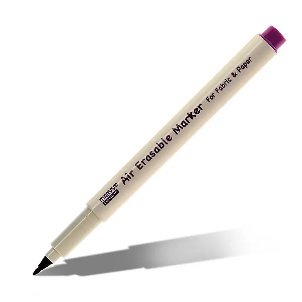 Маркер Фіолетовий, зникаючий для розмітки тканини, 1 мм, Water Erasable, Marvy 1