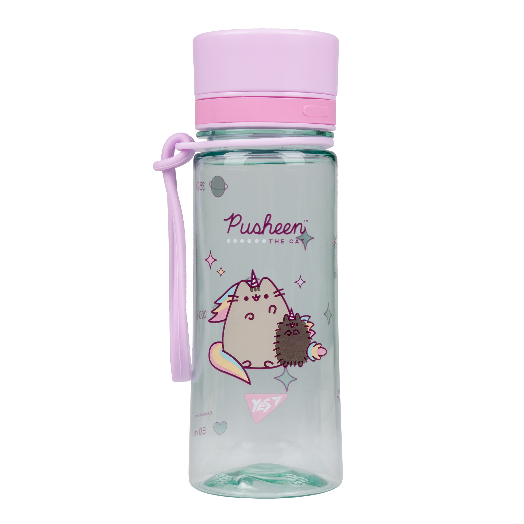 Пляшка для води "Pusheen" 400 мл, 708178 Yes